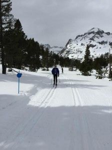 Octogenario esquiador